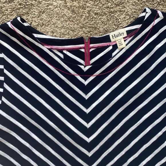 HATLEY M MEDIUM BLACK, WHITE, PINK COTTON WOMENS DRESS EXCELLENT CONDITION - Picture 3 of 8